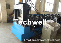 16 Stations Forming Stand Cable Tray Forming Machine With 12-15m/Min Forming Speed TW-RACK